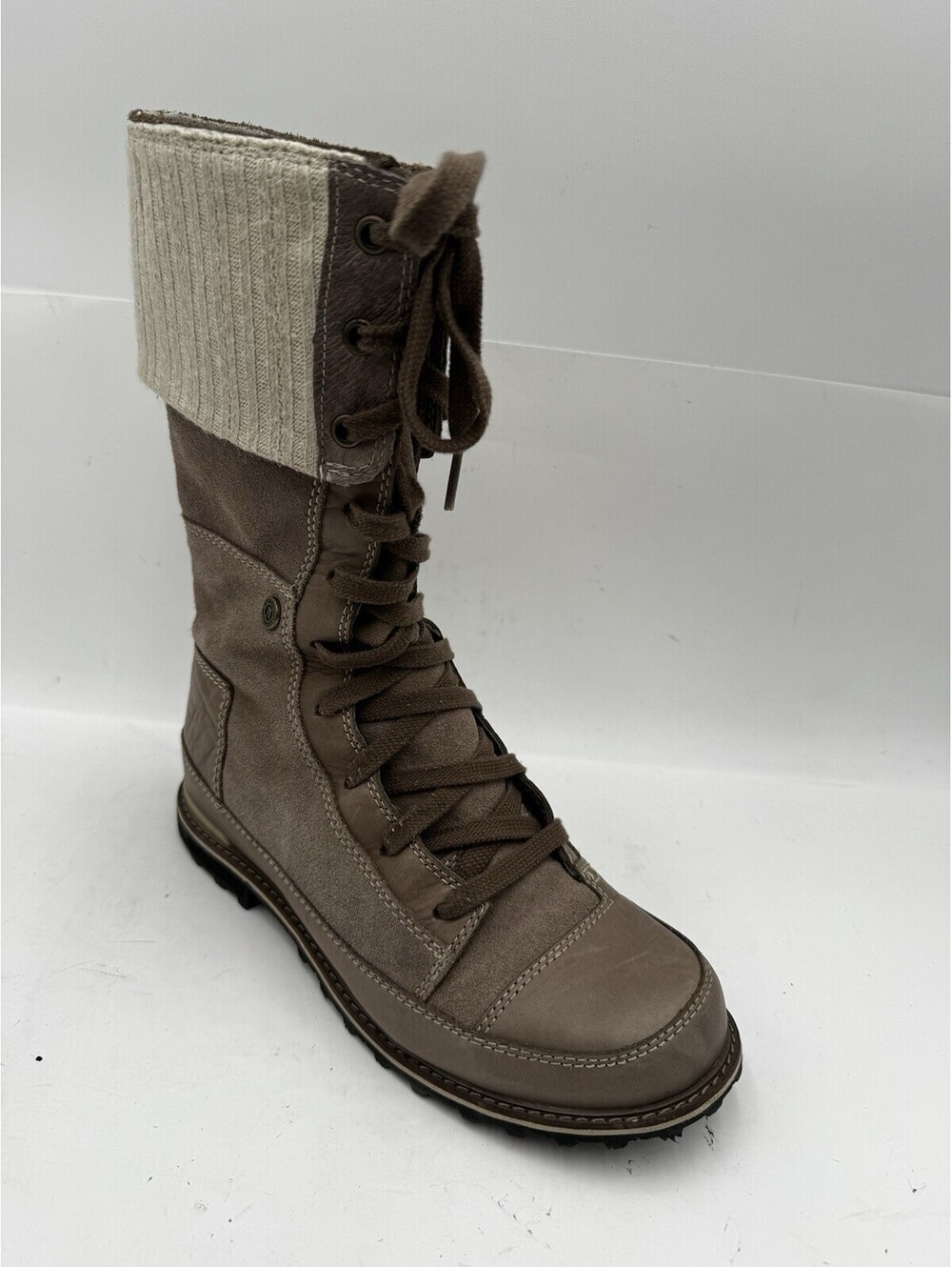 The North Face Snowtropolis Women's Boots Size 8 Brown Leather Winter Boot 200G